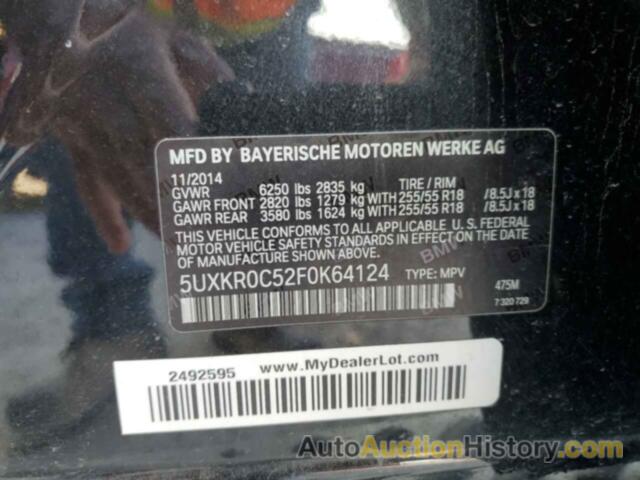 BMW X5 XDRIVE35I, 5UXKR0C52F0K64124