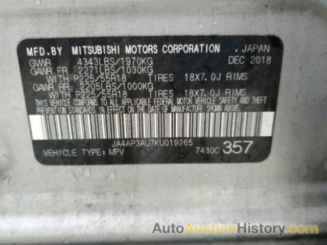 MITSUBISHI OUTLANDER ES, JA4AP3AU7KU019265