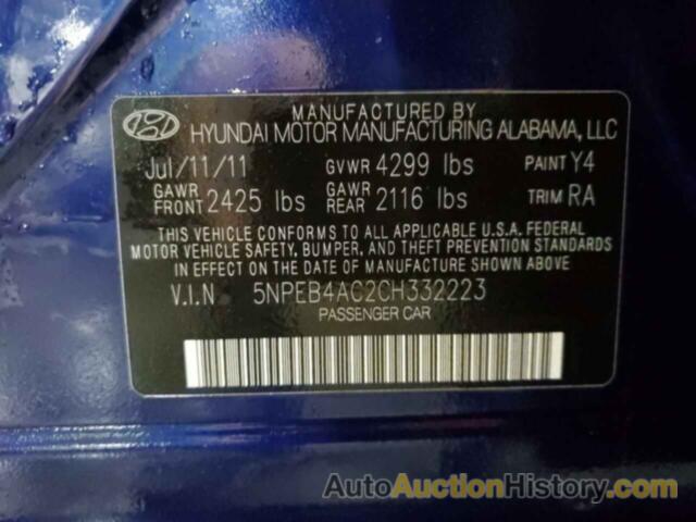 HYUNDAI SONATA GLS, 5NPEB4AC2CH332223