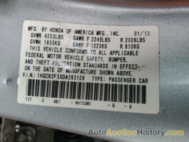 HONDA ACCORD LX, 1HGCR2F3XDA093109