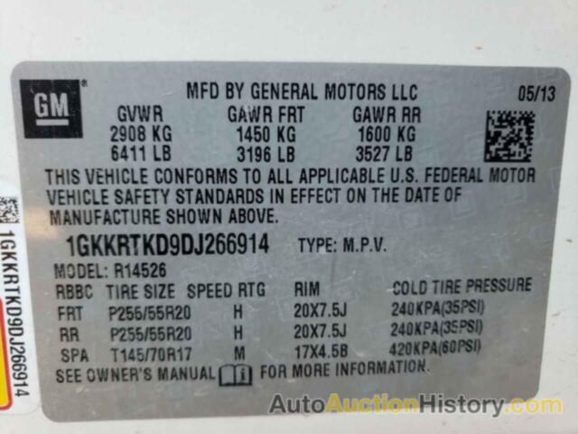 GMC ACADIA DEN DENALI, 1GKKRTKD9DJ266914