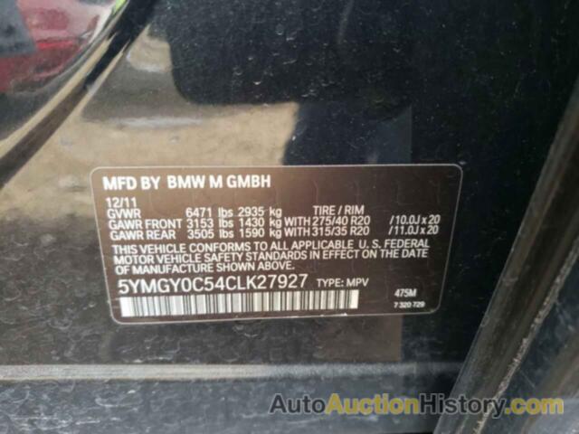 BMW X5 M, 5YMGY0C54CLK27927