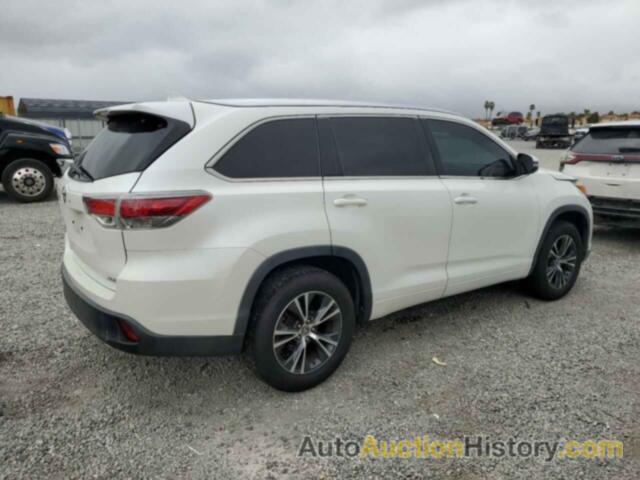 TOYOTA HIGHLANDER XLE, 5TDKKRFH6GS164137