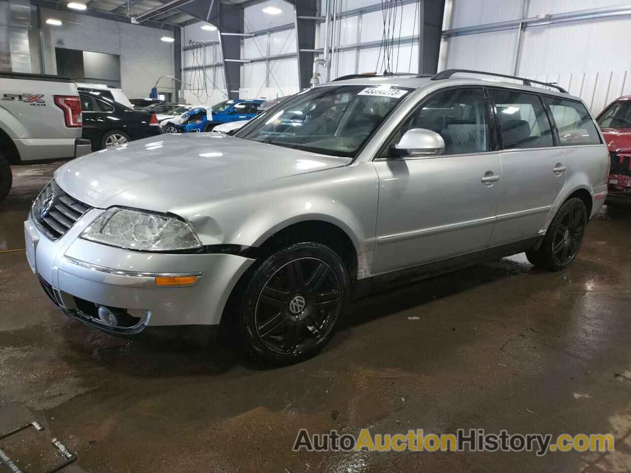 2005 VOLKSWAGEN PASSAT GLX 4MOTION, WVWYU63B15E153407