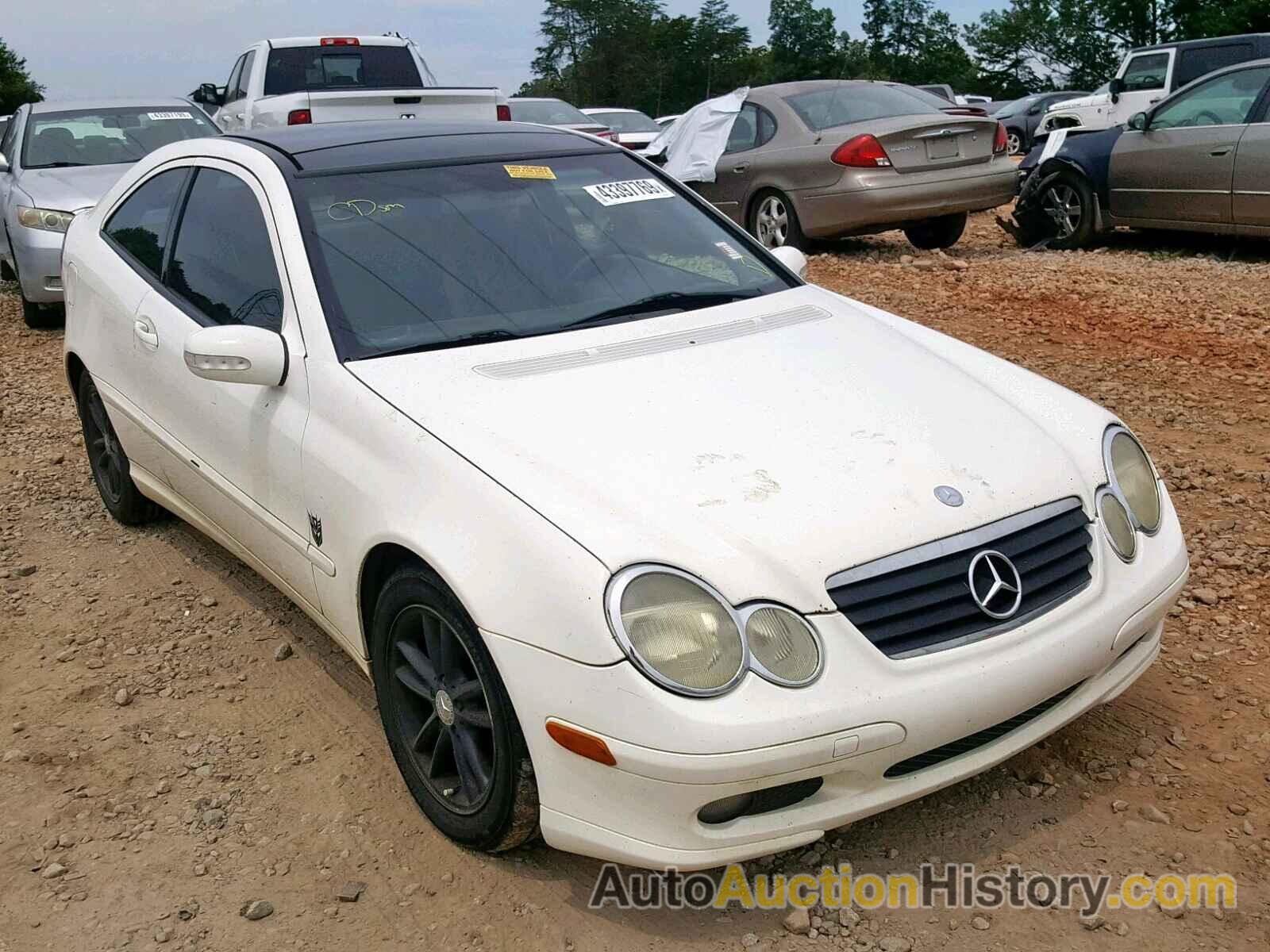 2002 MERCEDES-BENZ C 230K SPORT COUPE, WDBRN47J32A324540