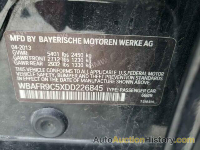 BMW 5 SERIES I, WBAFR9C5XDD226845