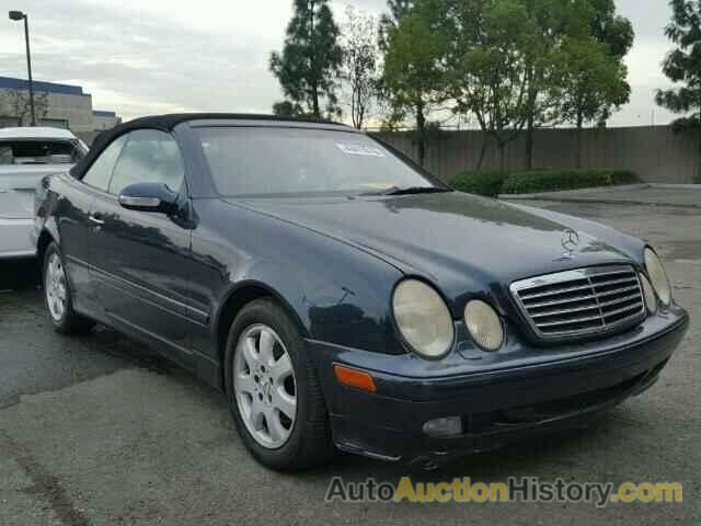 2002 MERCEDES-BENZ CLK320, WDBLK65GX2T120534