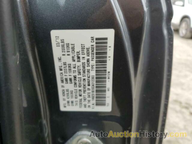 HONDA ACCORD LX, 1HGCS1B35CA012360