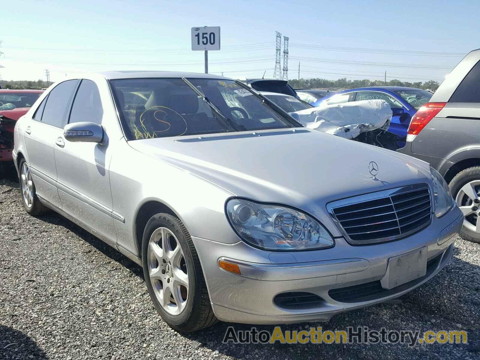 2004 MERCEDES-BENZ S 500 4MATIC, WDBNG84J04A424828