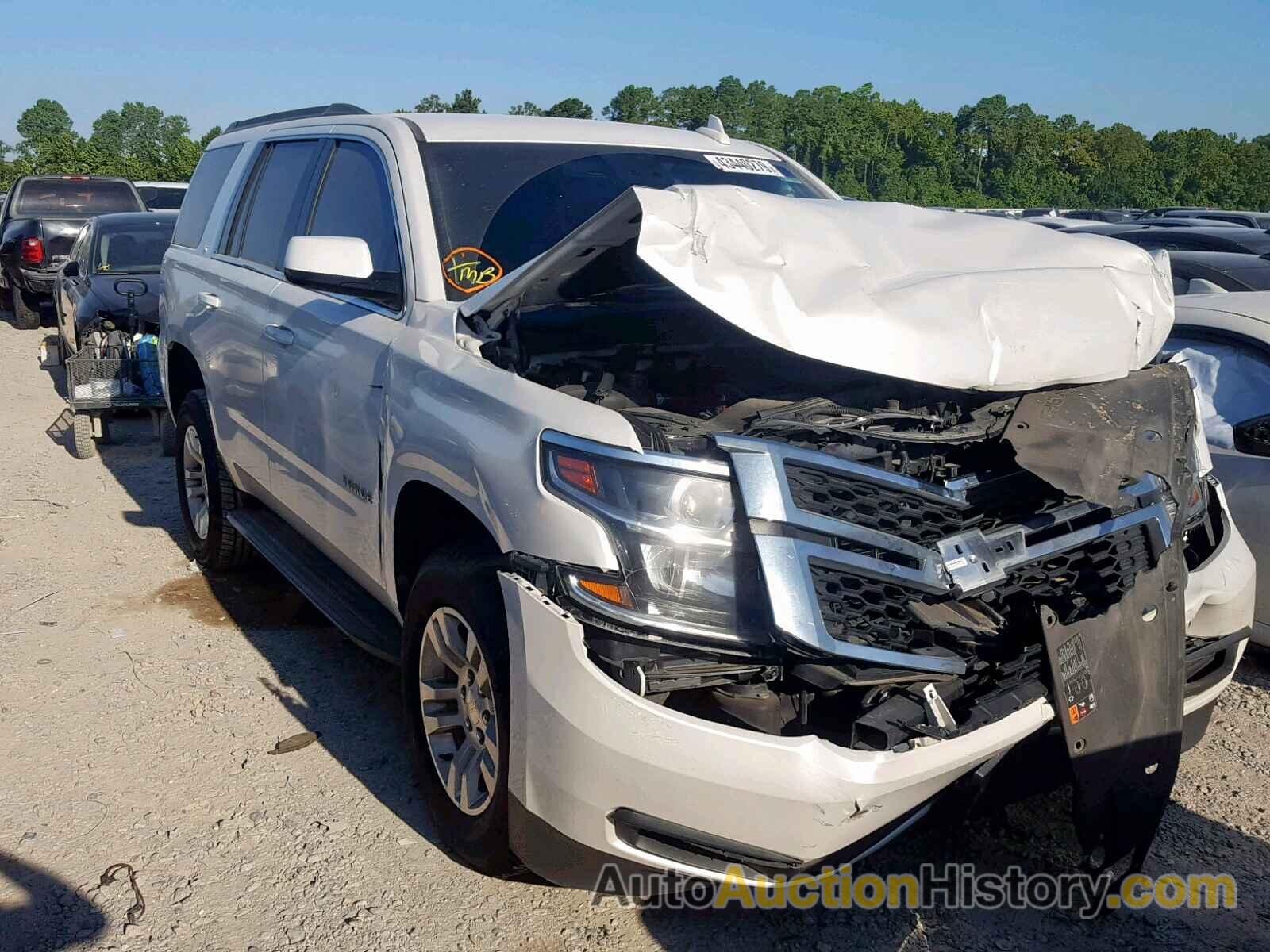 2016 CHEVROLET TAHOE C150 C1500 LT, 1GNSCBKC4GR289786