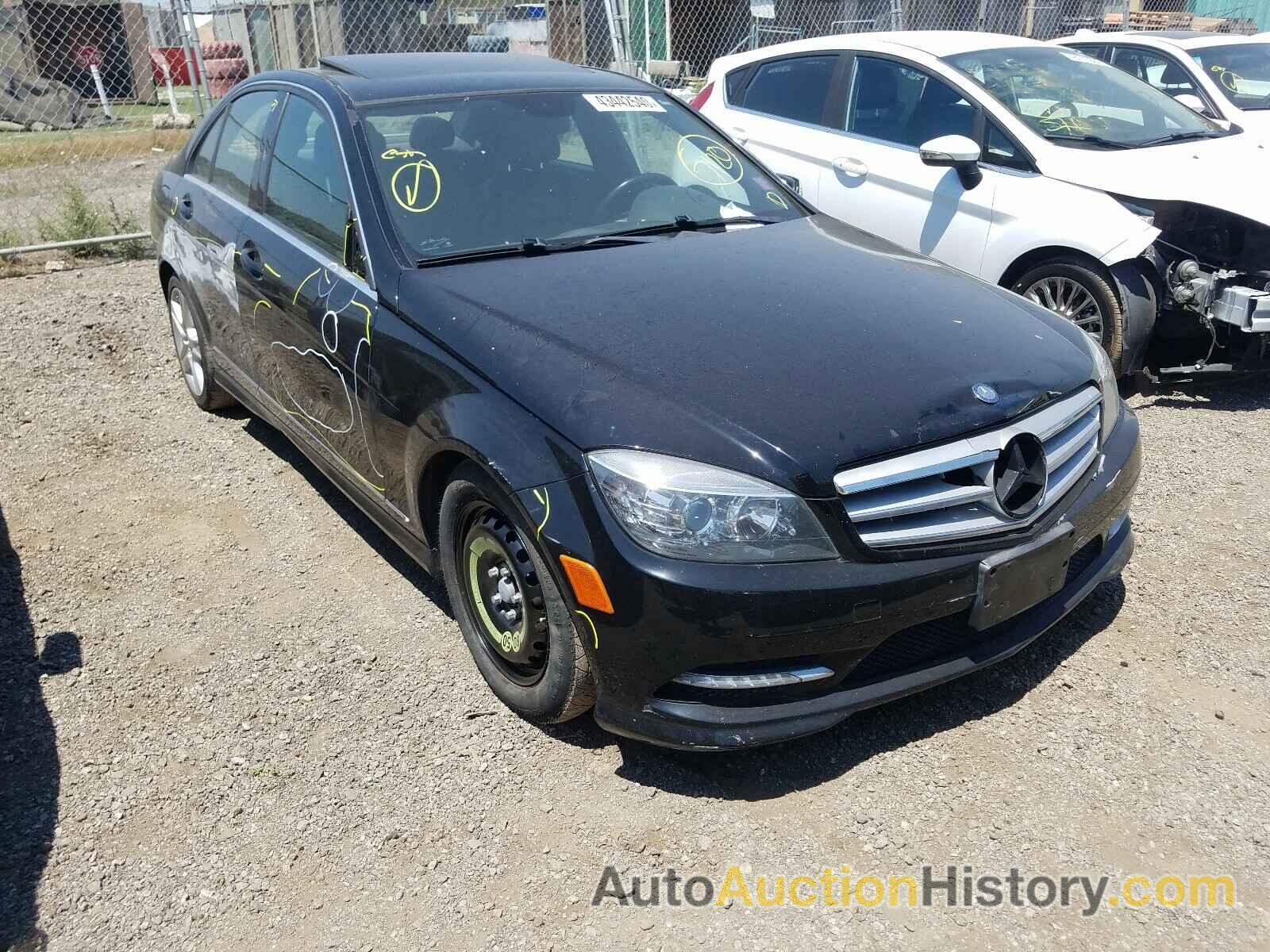 2011 MERCEDES-BENZ C CLASS 300, WDDGF5EB3BR172757