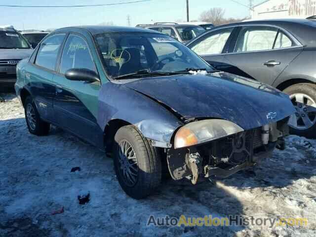 1998 CHEVROLET METRO LSI, 2C1MR522XW6702231