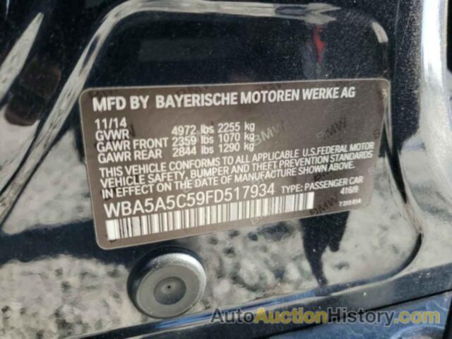 BMW 5 SERIES I, WBA5A5C59FD517934