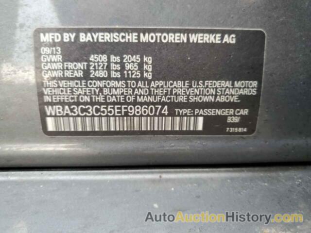 BMW 3 SERIES I XDRIVE, WBA3C3C55EF986074