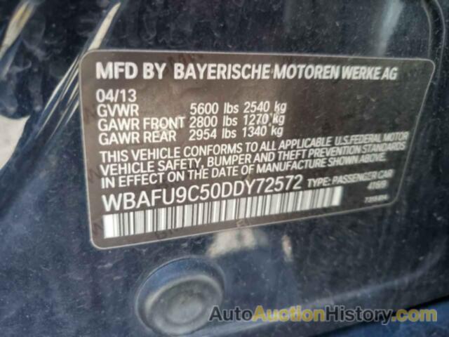 BMW 5 SERIES XI, WBAFU9C50DDY72572