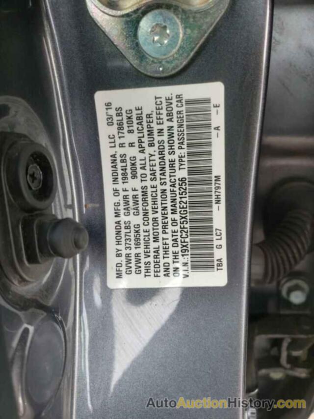 HONDA CIVIC LX, 19XFC2F5XGE215256