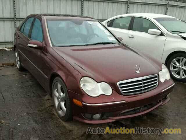 2006 MERCEDES-BENZ C230, WDBRF52H46F833715