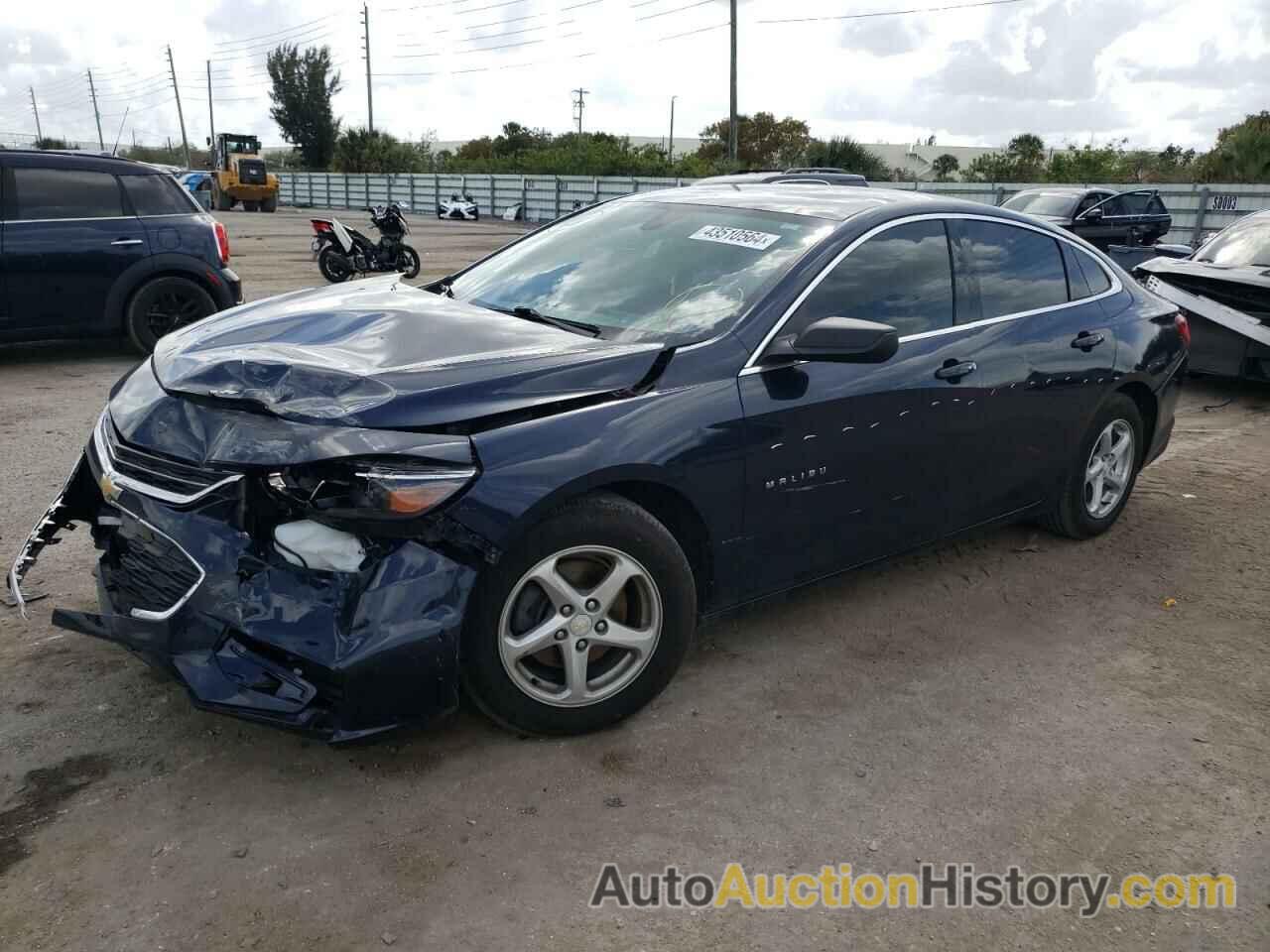 CHEVROLET MALIBU LS, 1G1ZB5ST8HF168038