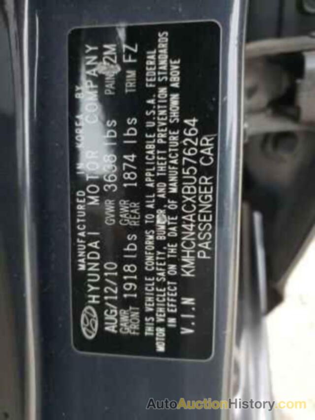 HYUNDAI ACCENT GLS, KMHCN4ACXBU576264