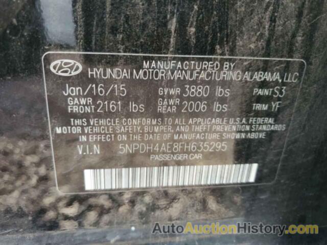 HYUNDAI ELANTRA SE, 5NPDH4AE8FH635295