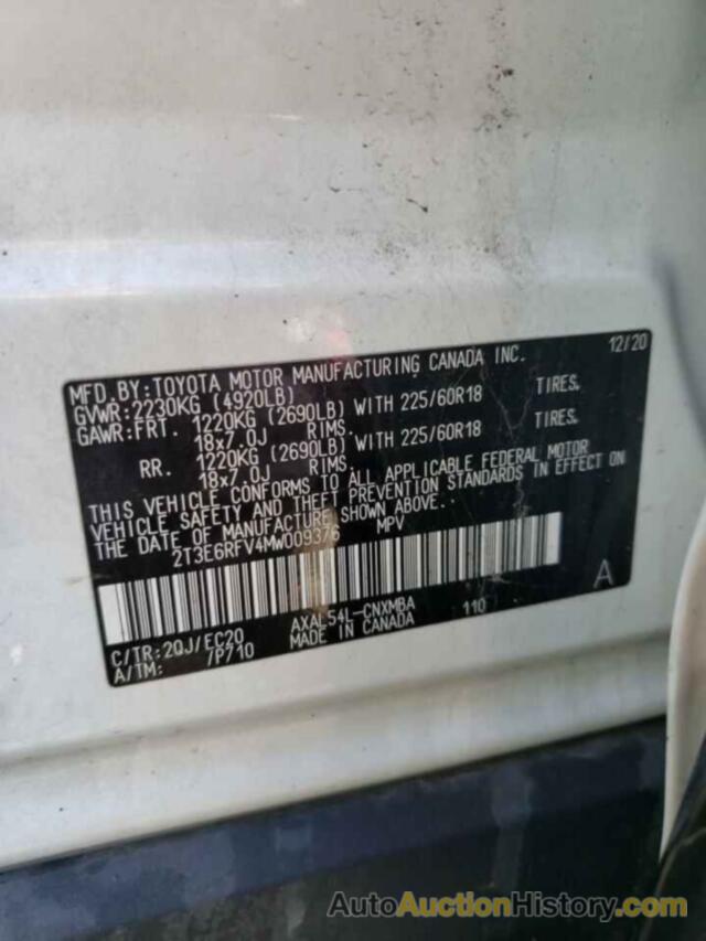 TOYOTA RAV4 XSE, 2T3E6RFV4MW009376