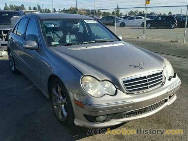 2007 MERCEDES-BENZ C230, WDBRF52H97F894396