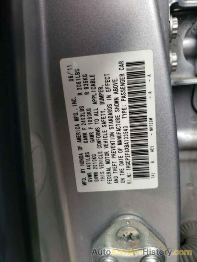 HONDA ACCORD EXL, 1HGCP2F8XBA133543