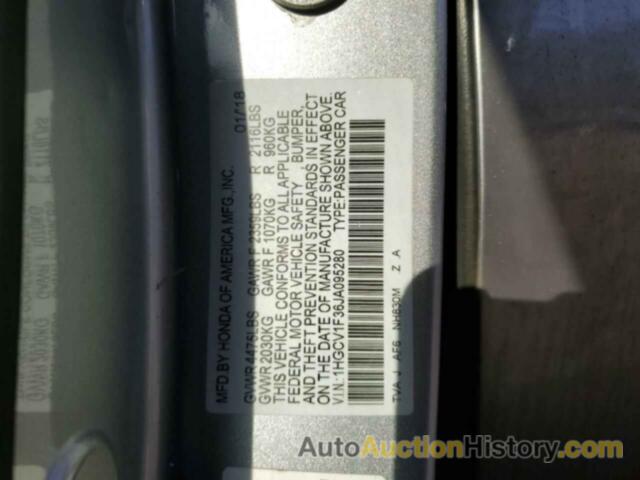 HONDA ACCORD SPORT, 1HGCV1F36JA095280