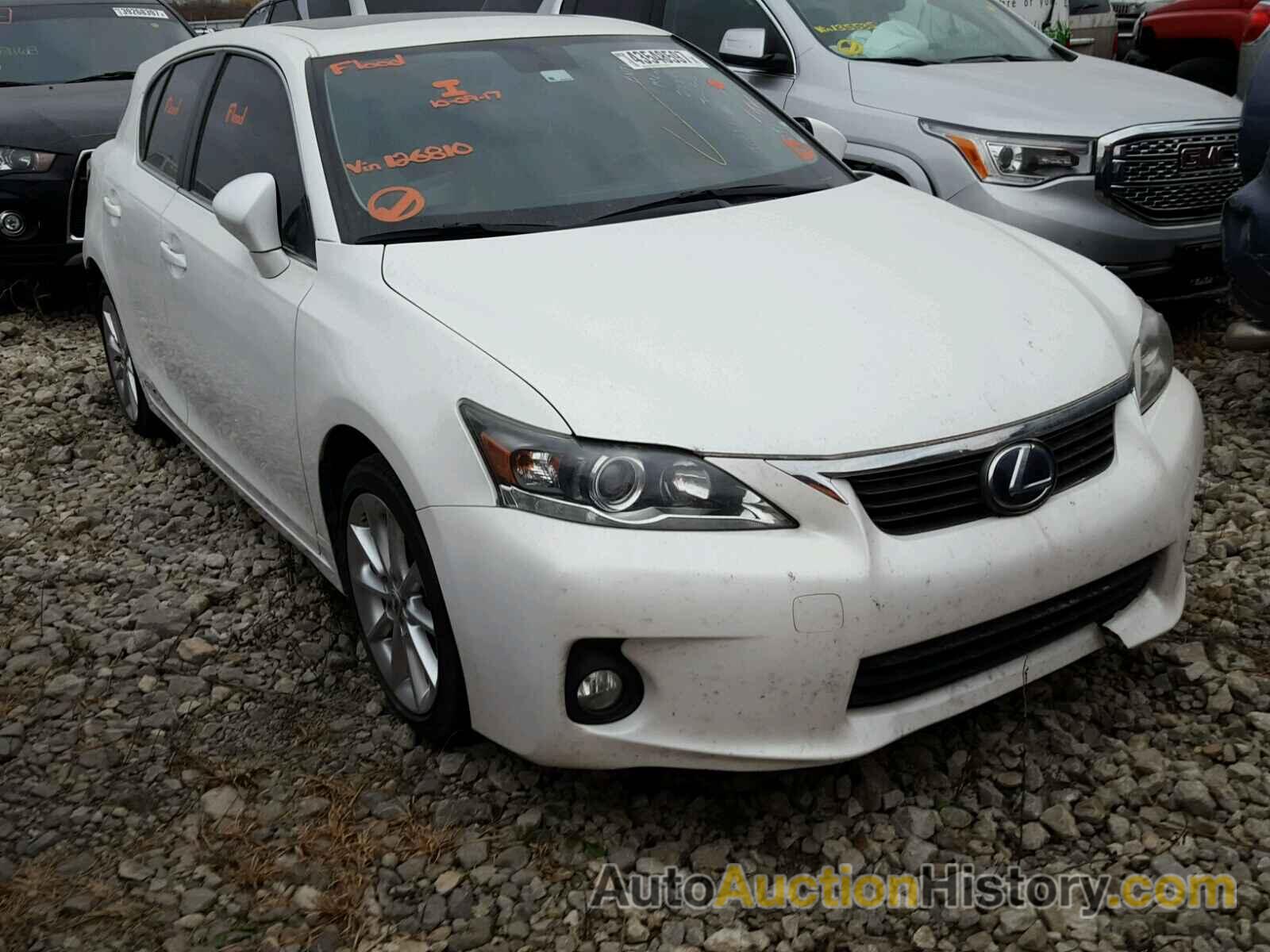 2013 LEXUS CT 200, JTHKD5BH8D2126810