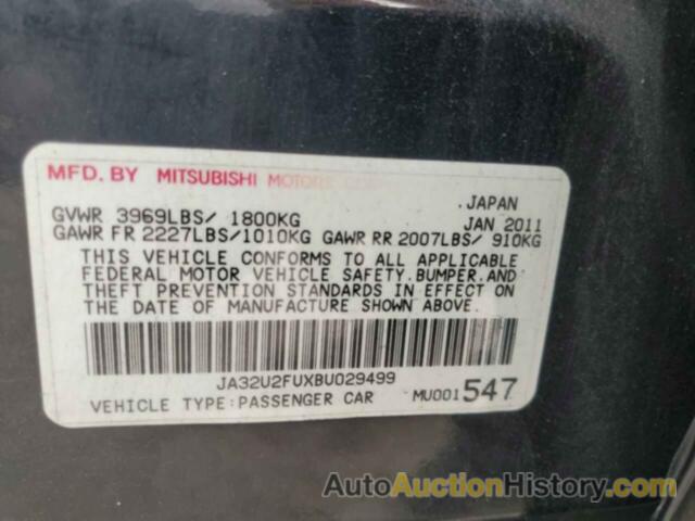 MITSUBISHI LANCER ES/ES SPORT, JA32U2FUXBU029499