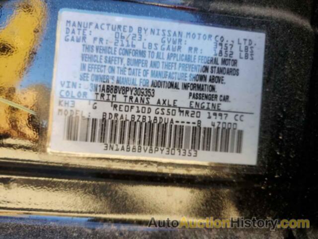 NISSAN SENTRA S, 3N1AB8BV8PY309353