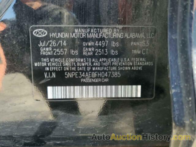 HYUNDAI SONATA SPORT, 5NPE34AF0FH047385