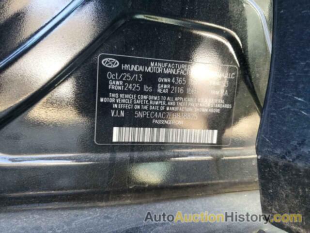 HYUNDAI SONATA SE, 5NPEC4AC7EH838825