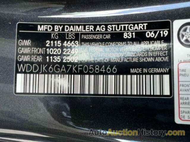 MERCEDES-BENZ SL-CLASS 450, WDDJK6GA7KF058466