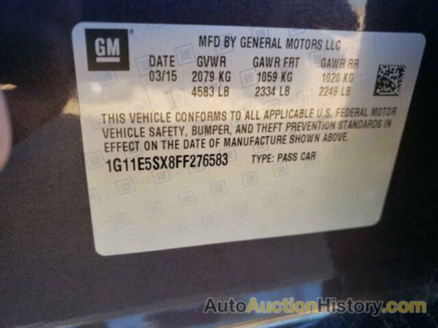 CHEVROLET MALIBU 2LT, 1G11E5SX8FF276583