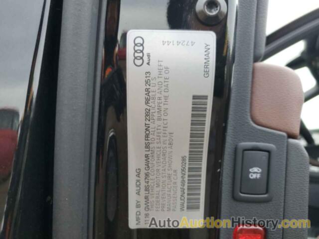 AUDI A4 PREMIUM, WAUDNAF46HN050285