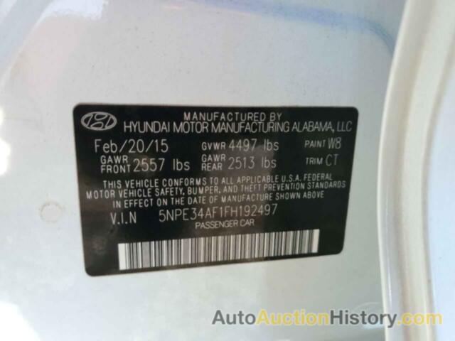 HYUNDAI SONATA SPORT, 5NPE34AF1FH192497