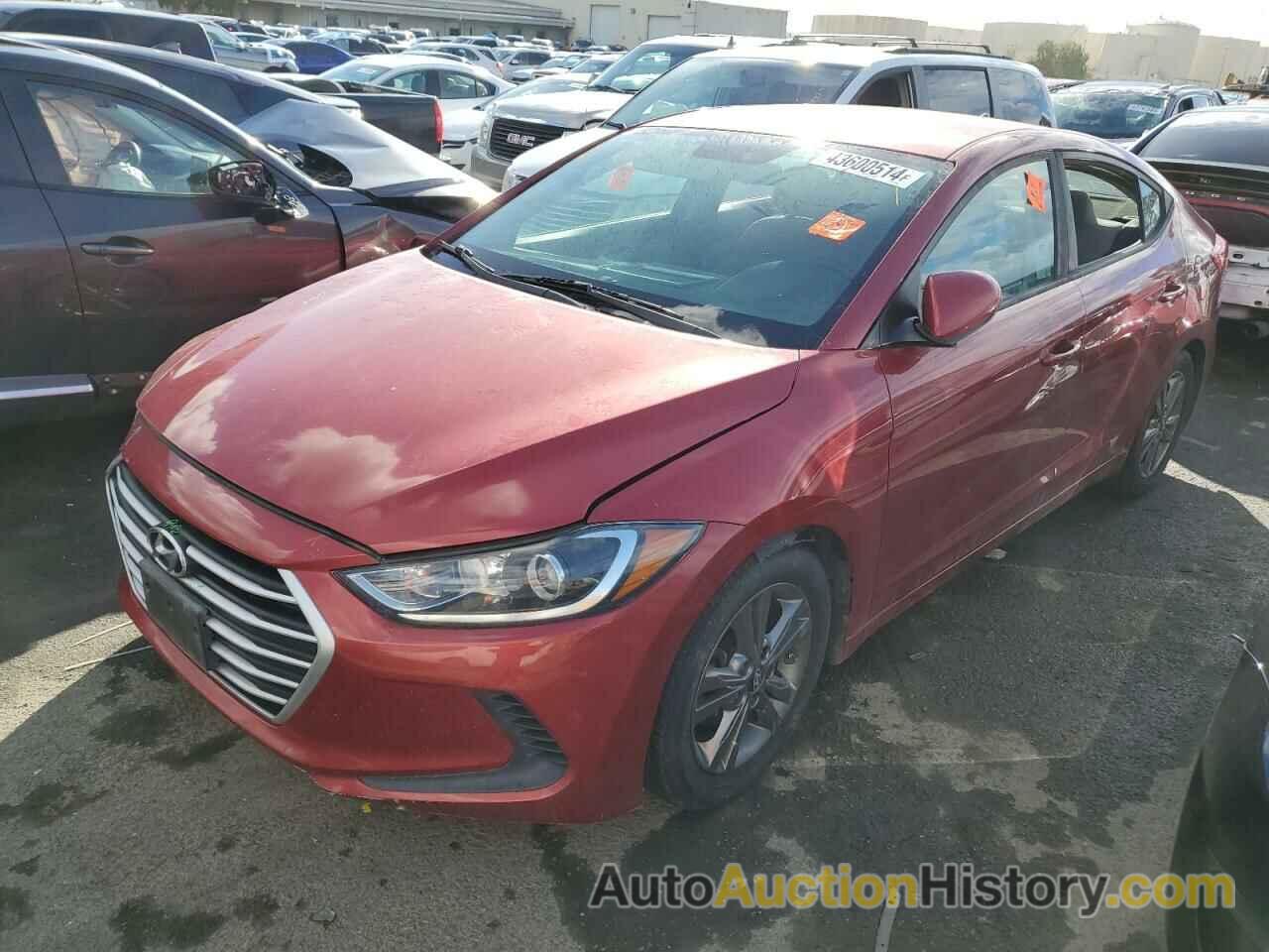 HYUNDAI ELANTRA SEL, 5NPD84LF9JH261617