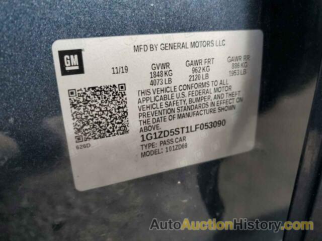 CHEVROLET MALIBU LT, 1G1ZD5ST1LF053090