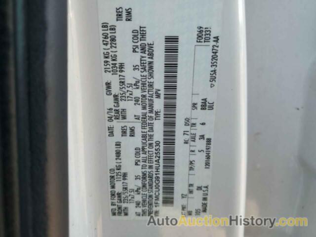 FORD ESCAPE SE, 1FMCU0G91HUA25530