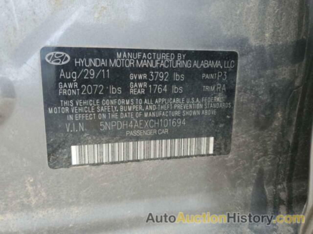 HYUNDAI ELANTRA GLS, 5NPDH4AEXCH101694