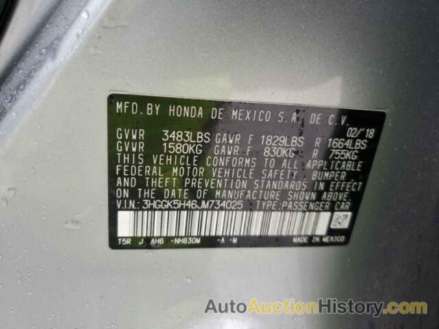 HONDA FIT LX, 3HGGK5H46JM734025