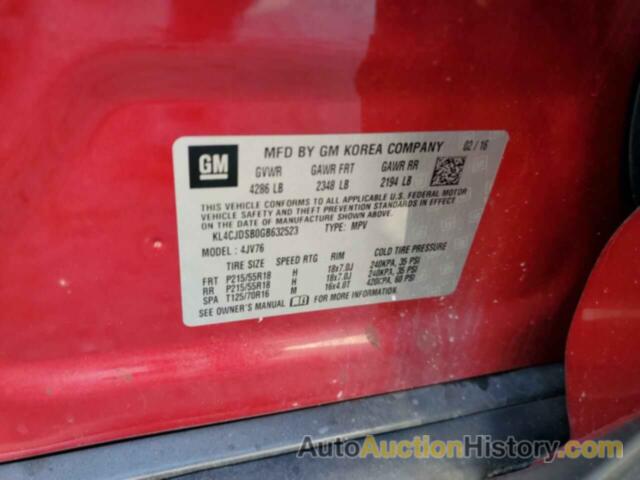 BUICK ENCORE PREMIUM, KL4CJDSB0GB632523