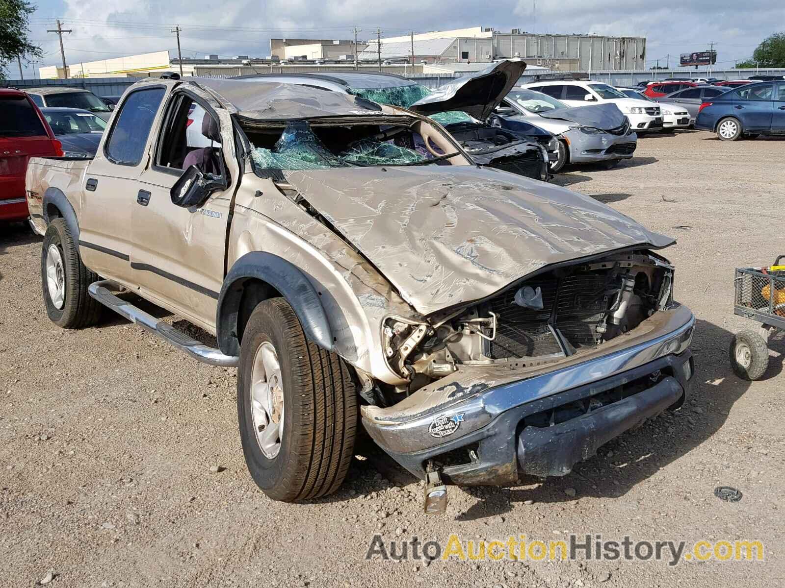 2002 TOYOTA TACOMA DOUBLE CAB PRERUNNER, 5TEGN92N02Z069545