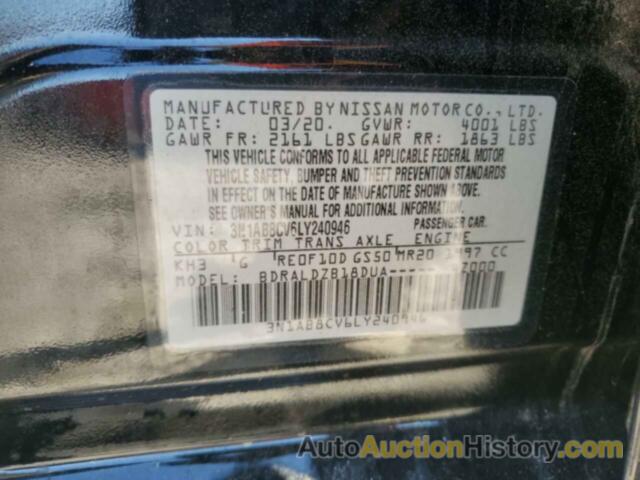 NISSAN SENTRA SV, 3N1AB8CV6LY240946