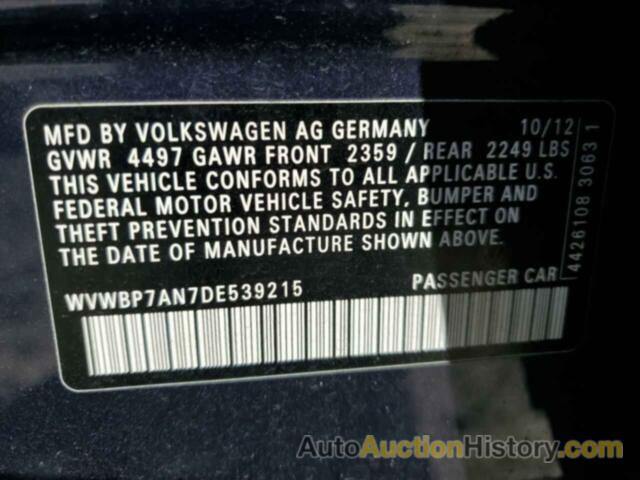 VOLKSWAGEN CC SPORT, WVWBP7AN7DE539215