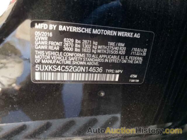 BMW X5 XDRIVE35D, 5UXKS4C52G0N14636