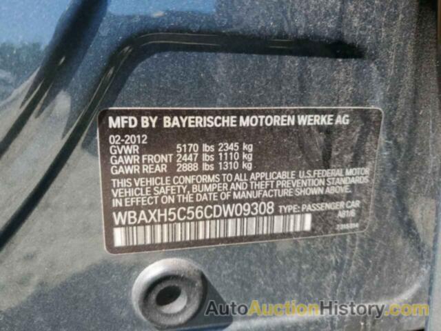 BMW 5 SERIES XI, WBAXH5C56CDW09308