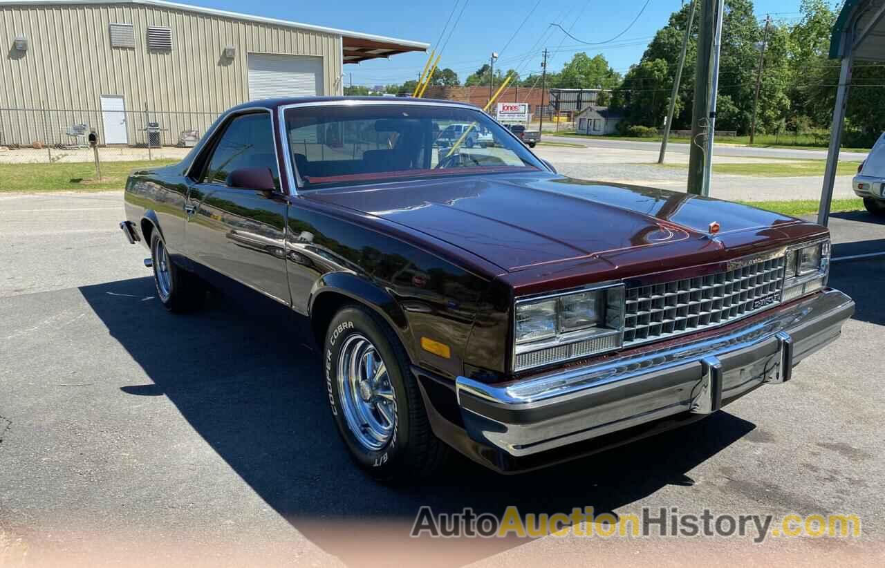 1987 CHEVROLET EL CAMINO, 3GCCW80H8HS908555