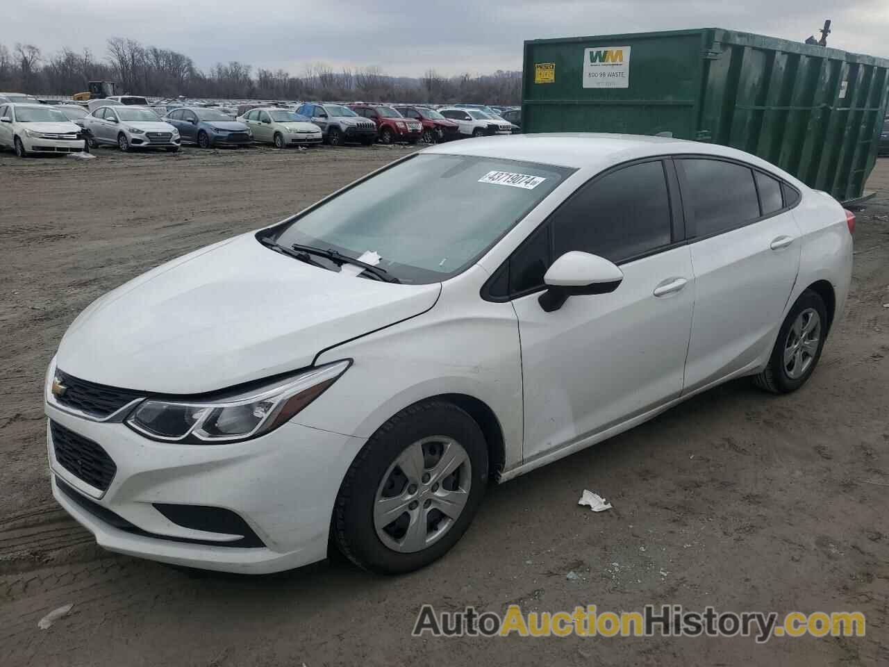 CHEVROLET CRUZE LS, 1G1BC5SM2G7245230